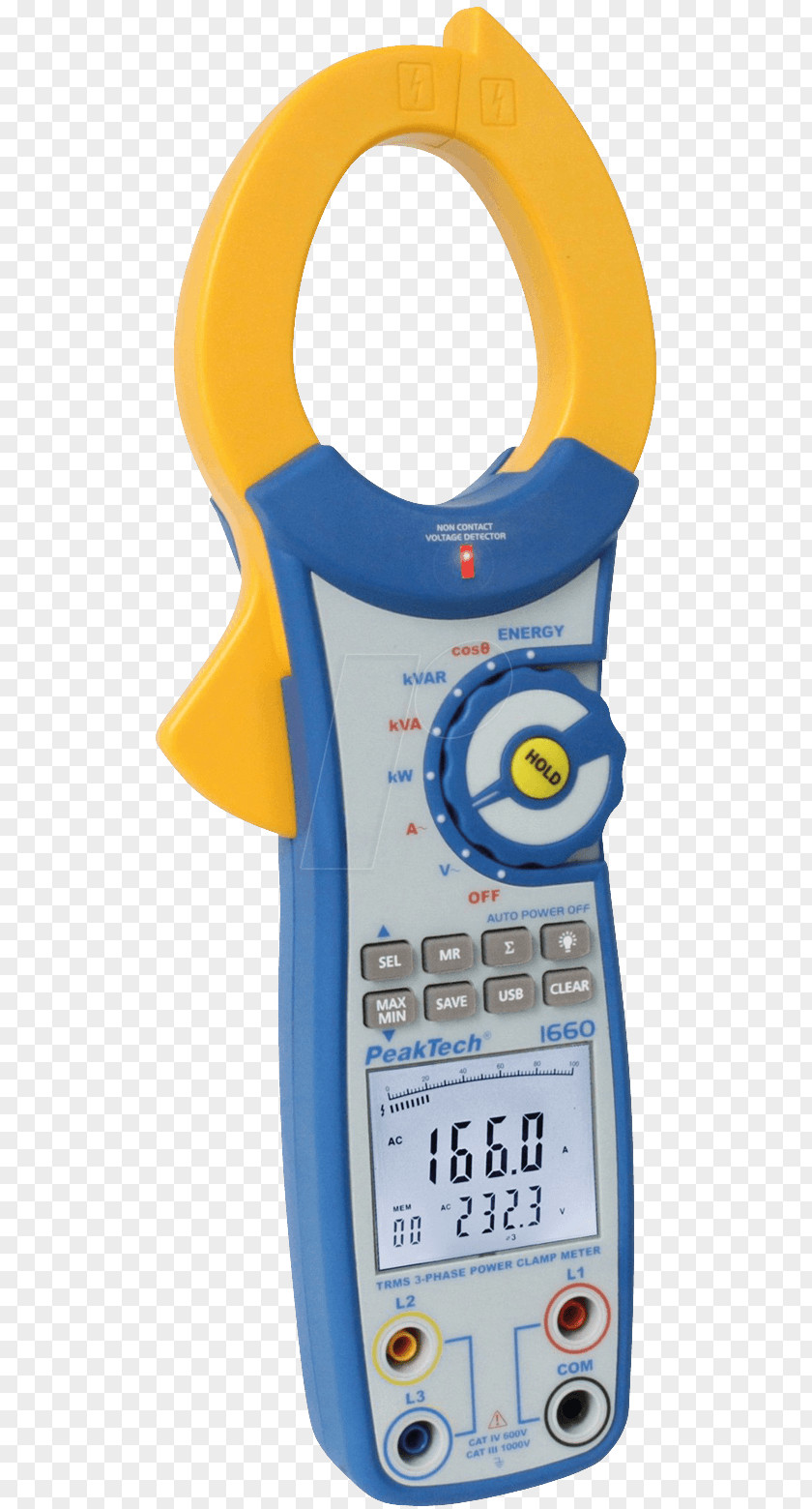 Saz Clamping Instrument Current Clamp Multimeter Three-phase Electric Power Alternating PNG