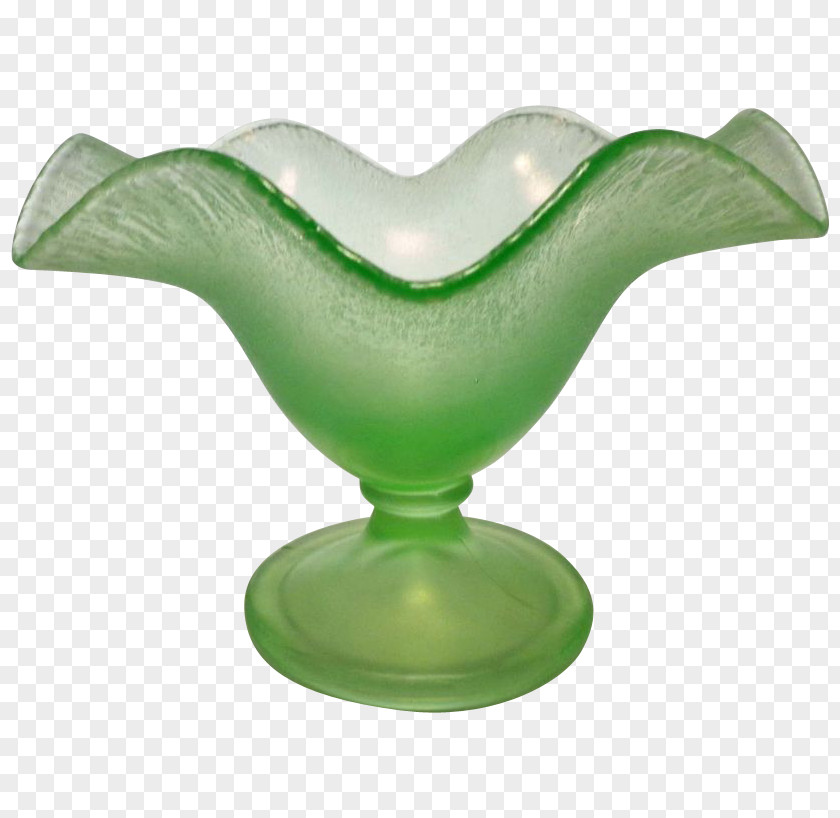 Vase Fenton Art Glass Company Green PNG