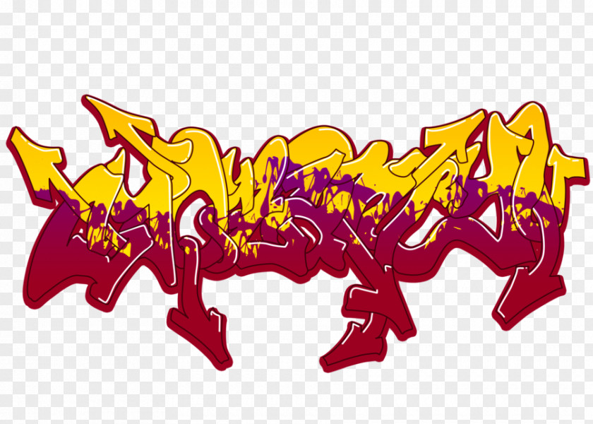 Creative Graffiti Art Sketch PNG