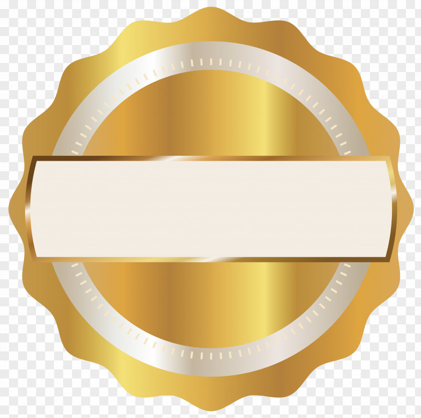 Gold Seal Badge Clipart Image Clip Art PNG