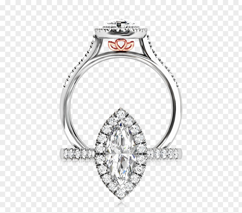 Halo Circle Jewellery Engagement Ring Diamond Gemstone PNG