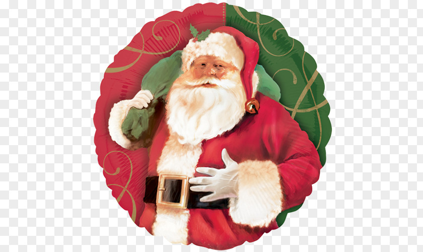 Santa Claus Father Christmas Balloon Rudolph PNG