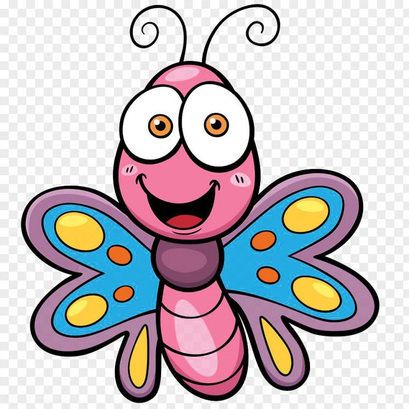 Silkworm Pupa Butterfly Cartoon Drawing Clip Art PNG
