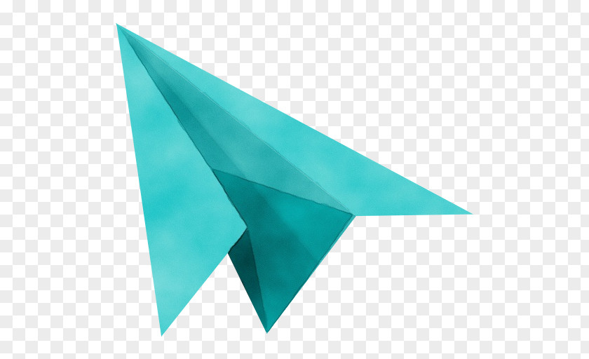 Triangle Paper Product Blue Aqua Turquoise Green Teal PNG