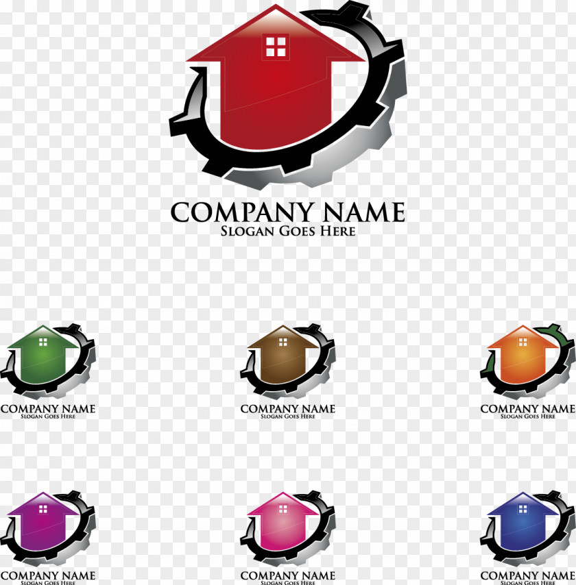 Vector Corporate Logo Real Estate PNG