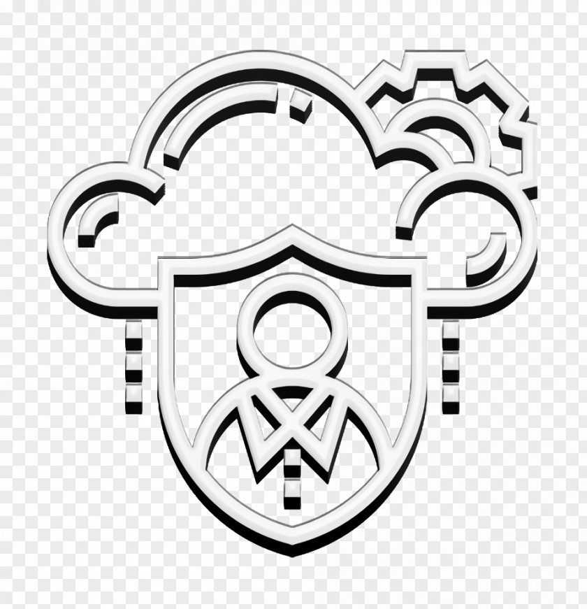 Cloud Service Icon Private Privacy PNG