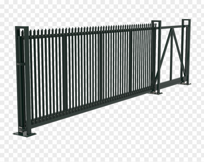 Gate Electric Gates Fence Palisade Wrought Iron PNG