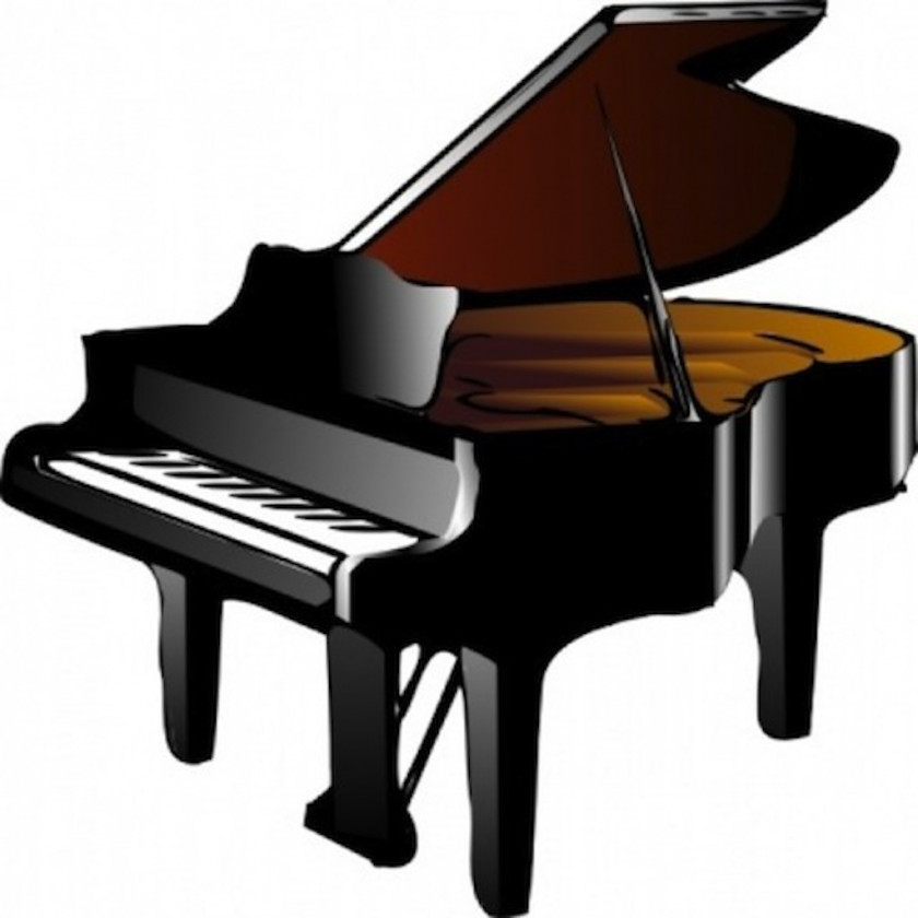 Trumpet And Saxophone Grand Piano Musical Keyboard Clip Art PNG