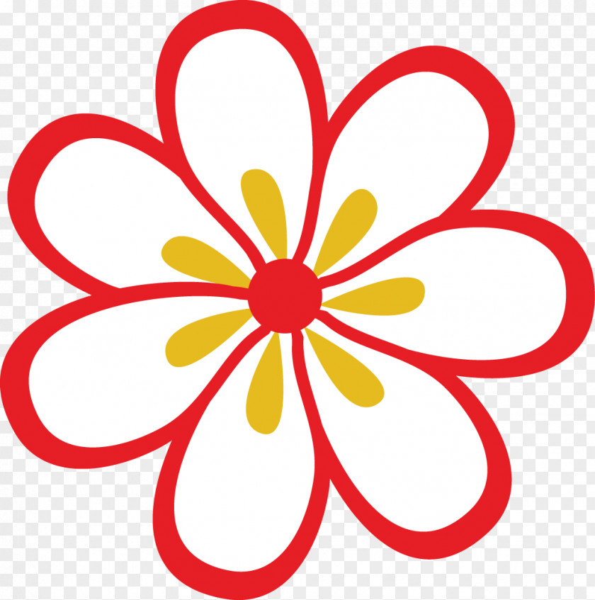 Design Flower Cartoon Clip Art PNG