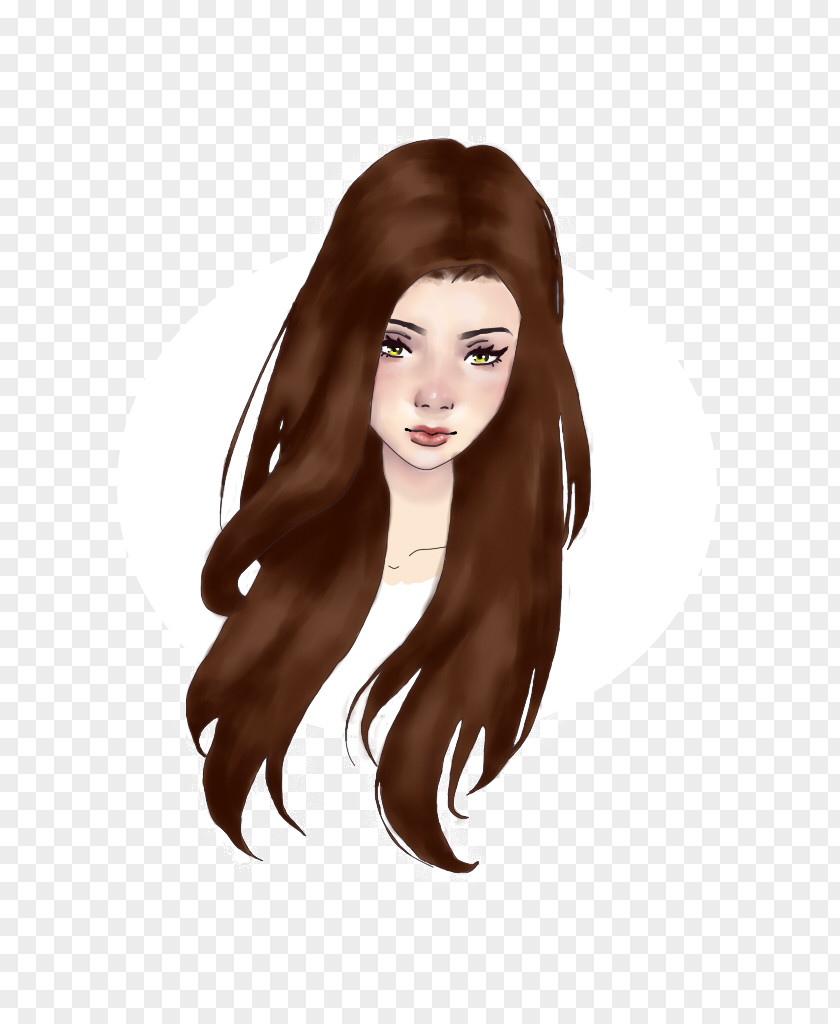 Hair Forehead Coloring Brown Black PNG