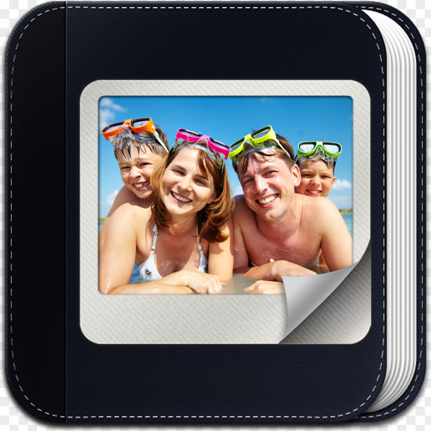 Photo Album Summer Vacation Family Hotel Beach PNG