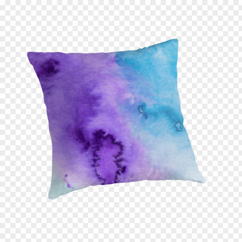 Pillow Throw Pillows Cushion Purple Dye PNG