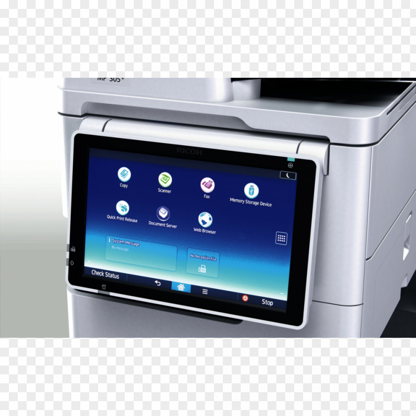 Printer Multi-function Ricoh Gestetner Fax PNG