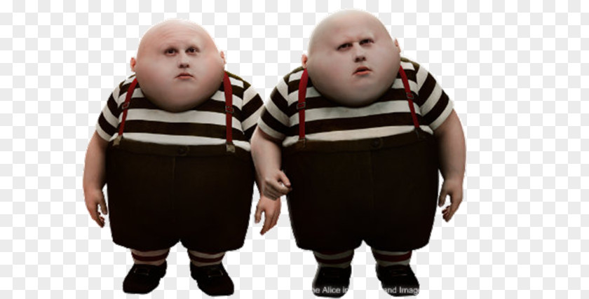 Alice In Wonderland Tim Burton Tweedledum Tweedledee White Rabbit PNG