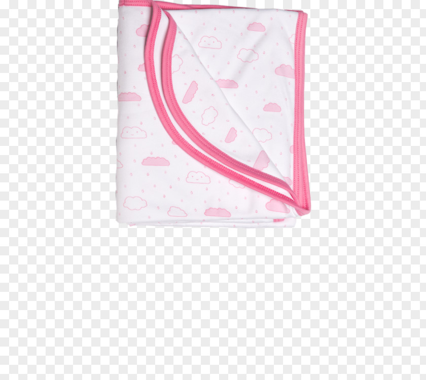 Baby Blanket Textile Pink M Rectangle RTV PNG