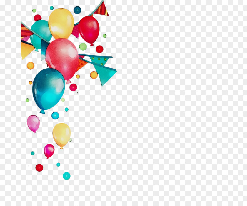Confetti Party Supply Balloon PNG