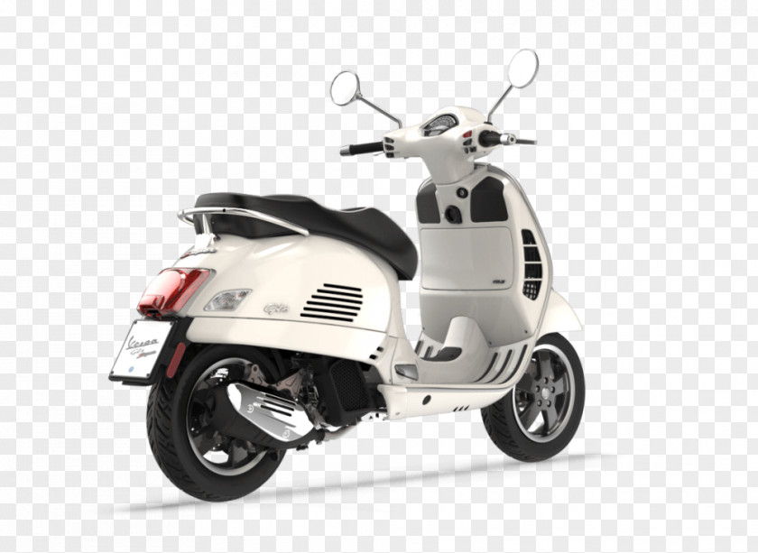 Motorcycle Piaggio Vespa GTS 300 Super Exhaust System PNG