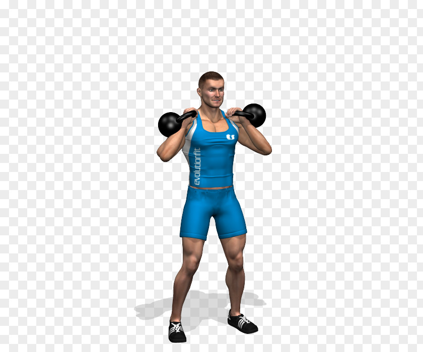 Standing Bell Shoulder Kettlebell Training Dumbbell Bench Press PNG