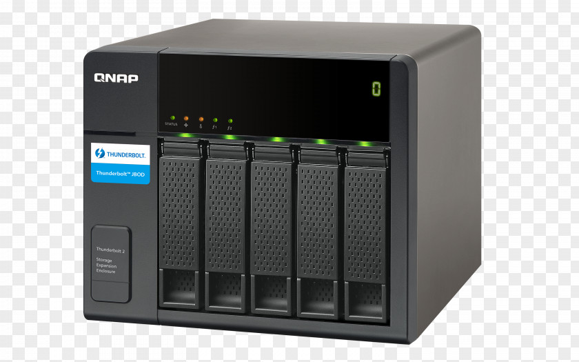 Thunderbolt Network Storage Systems Data Hard Drives QNAP Systems, Inc. PNG