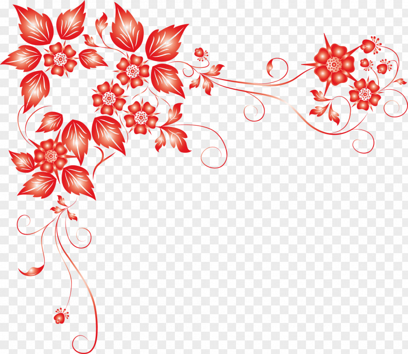 Elements Floral Design Clip Art PNG