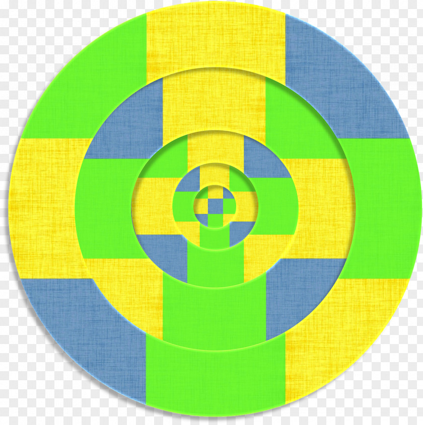 Green Circle Textile PNG