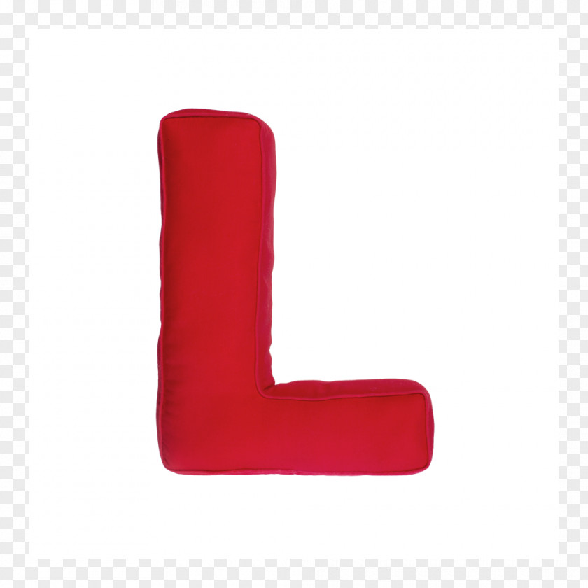 Letter L Alphabet L-plate Pillow PNG