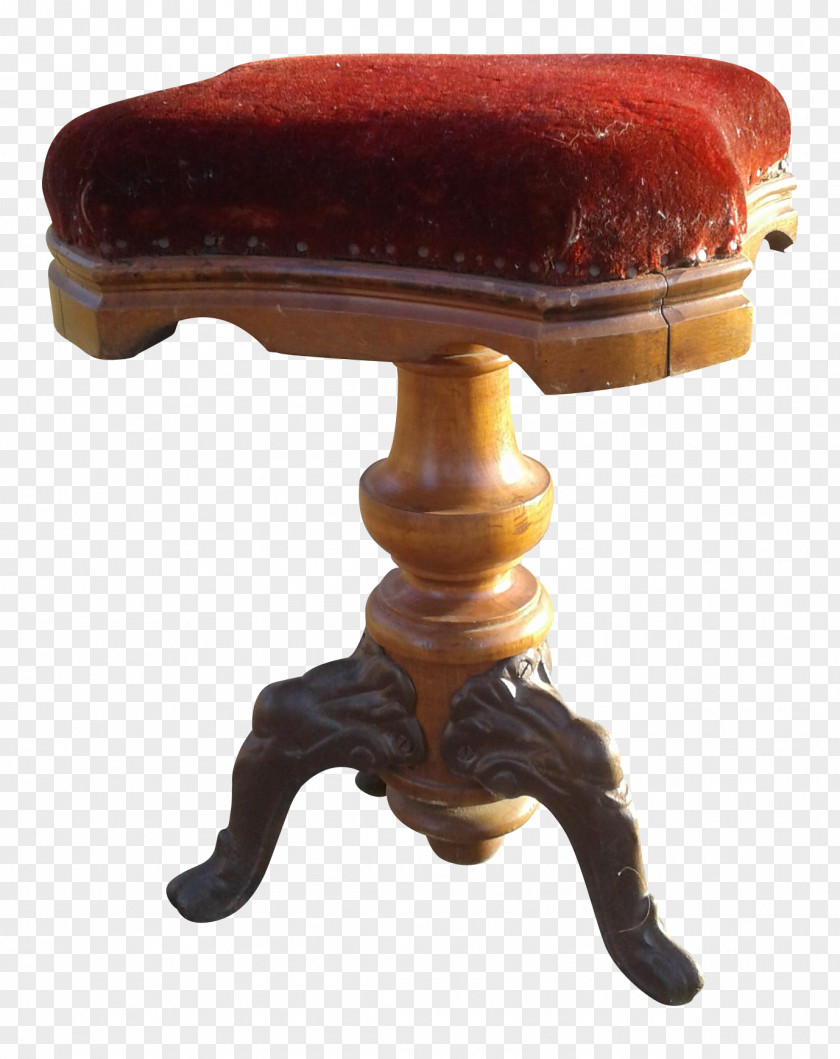 Piano Stool Chair Table Victorian Era Seat PNG