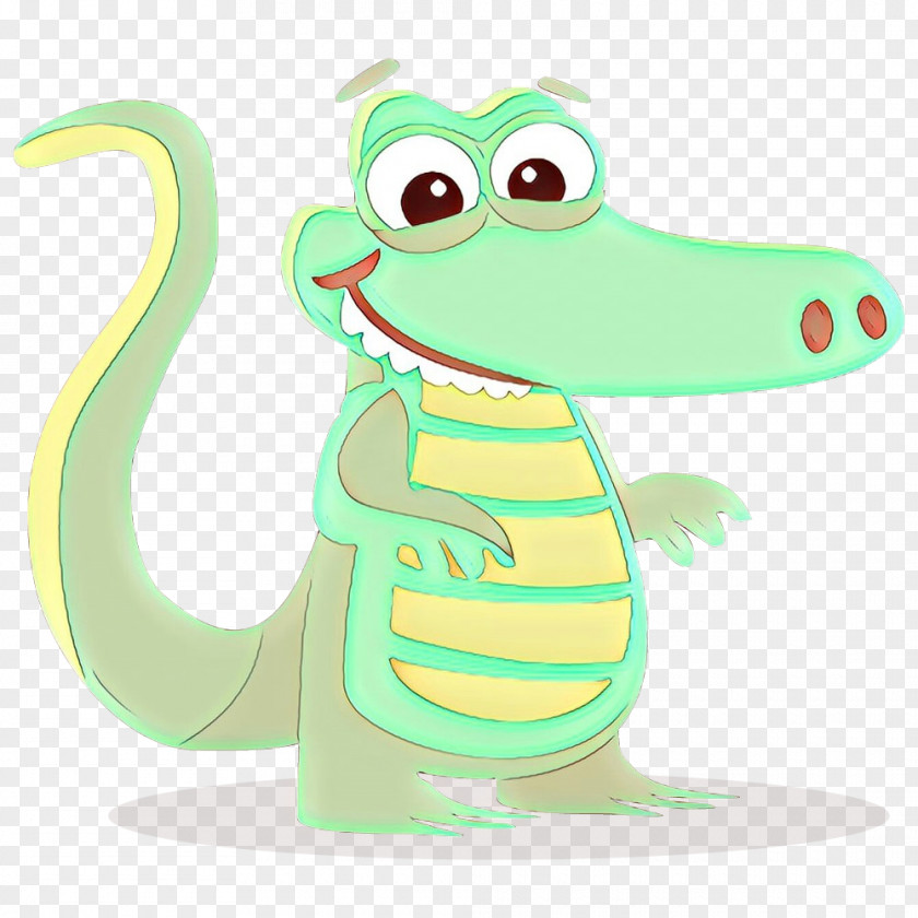 Reptile Animal Figure Cartoon Green Clip Art Crocodile PNG