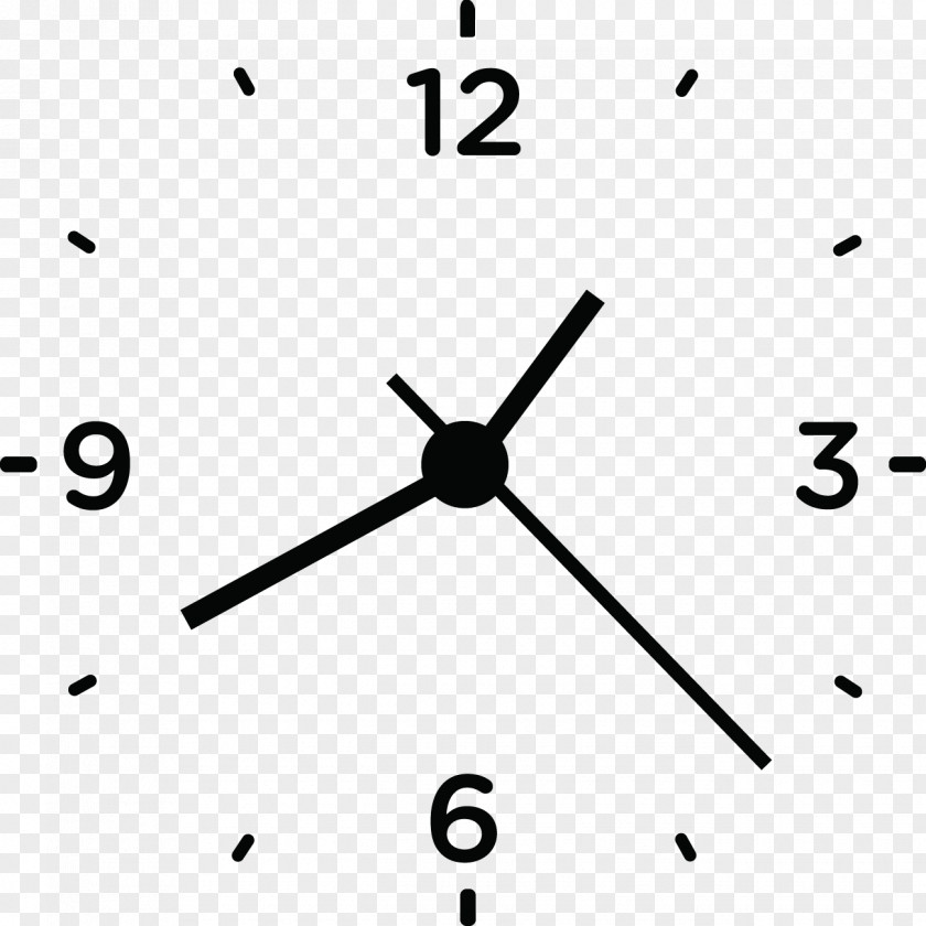 Time Clock Alarm Digital PNG