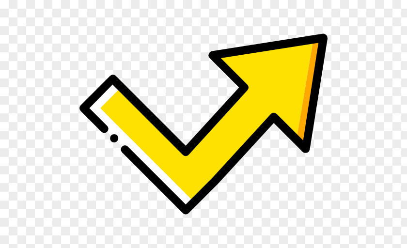 Yellow Curve Arrow Clip Art PNG