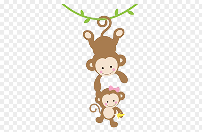 Cute Monkey PNG monkey clipart PNG
