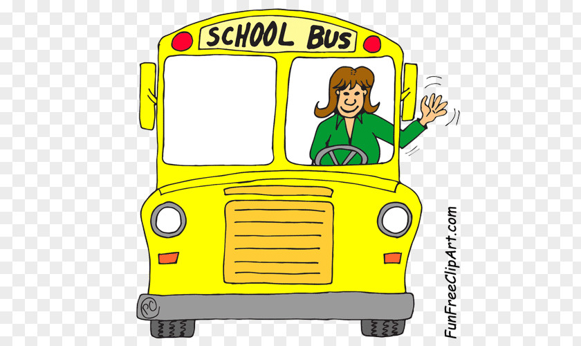 Driving School Bus Driver Clip Art PNG