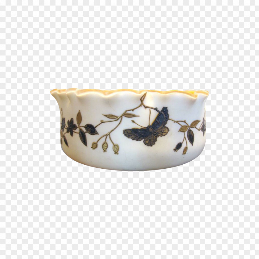 Hand-painted Butterfly Ceramic Tableware Bowl Porcelain PNG