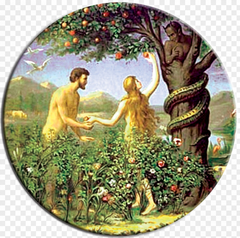 Satan Adam And Eve Garden Of Eden God Fall Man PNG