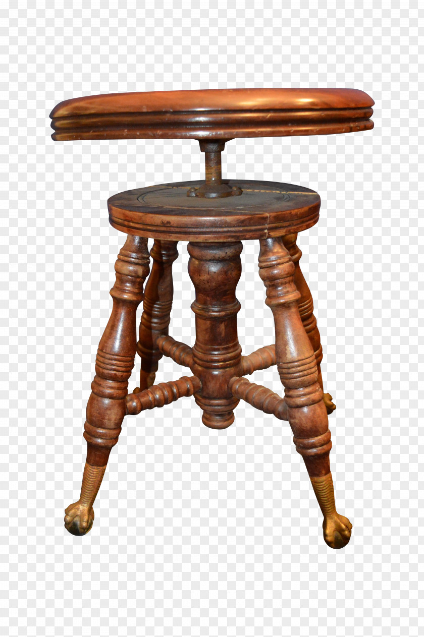 Table Bar Stool Chair Antique PNG