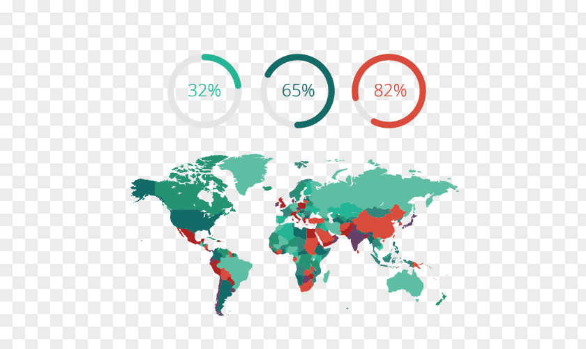 Vector Map Of The World Illustration PNG