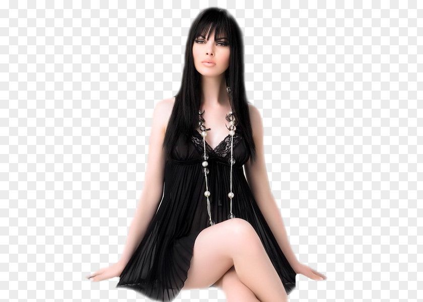 Woman Female Black PNG