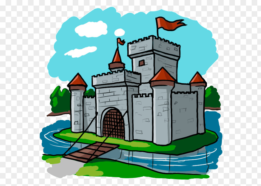 Castle Princess Cartoon Drawing Royalty-free PNG