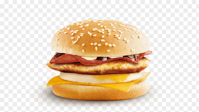 Chicken Fillet Breakfast Sandwich Cheeseburger Hamburger Whopper Slider PNG