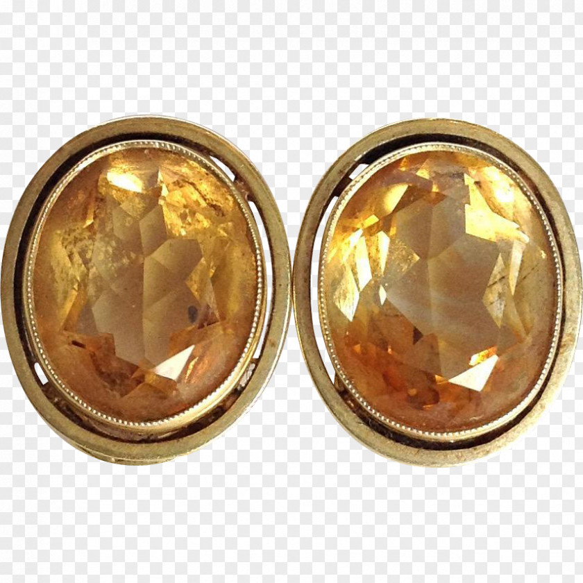 Earring Gemstone Body Jewellery Citrine PNG