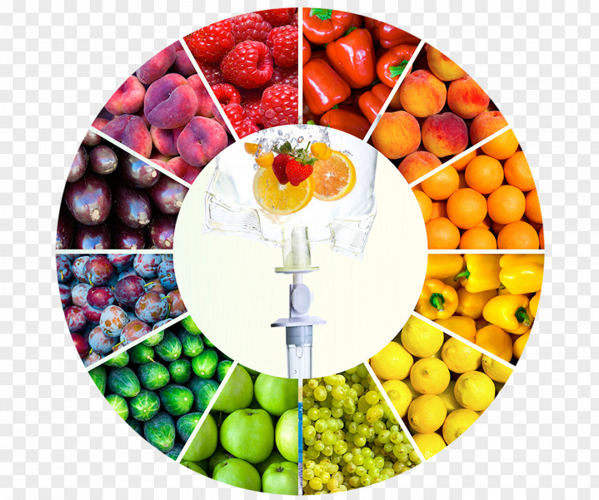 Fruits And Vegetables Daquan Color Wheel Fruit Healthy Diet PNG