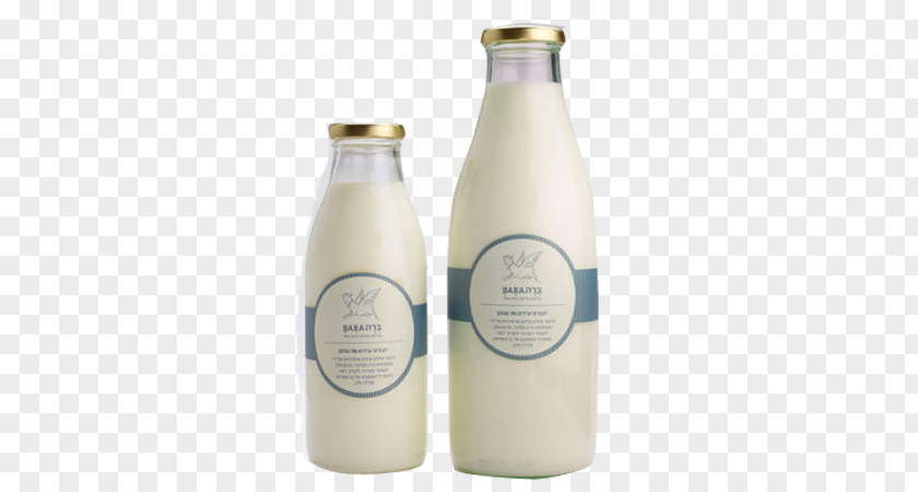 Glass Bottles Of Milk Products Goat Breakfast Packaging And Labeling PNG