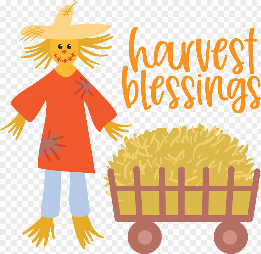 Harvest Blessings Thanksgiving Autumn PNG