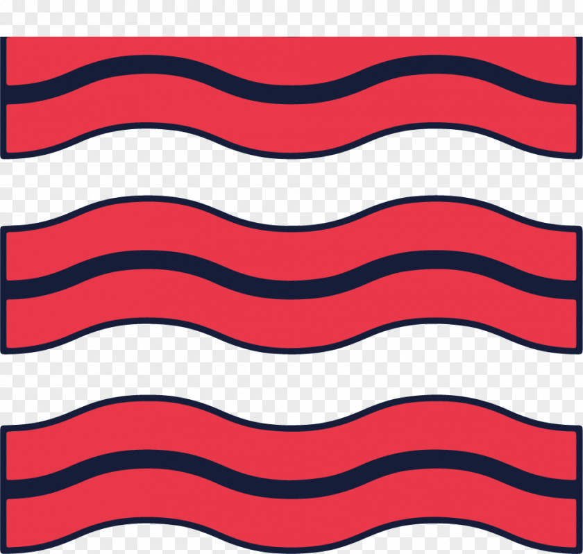 Red Bacon Text Clip Art PNG