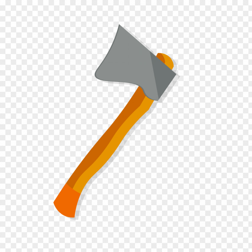 Yellow Painted Ax Axe PNG