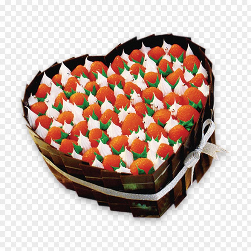 Heart-shaped Strawberry Cream Cake Torte Chocolate PNG