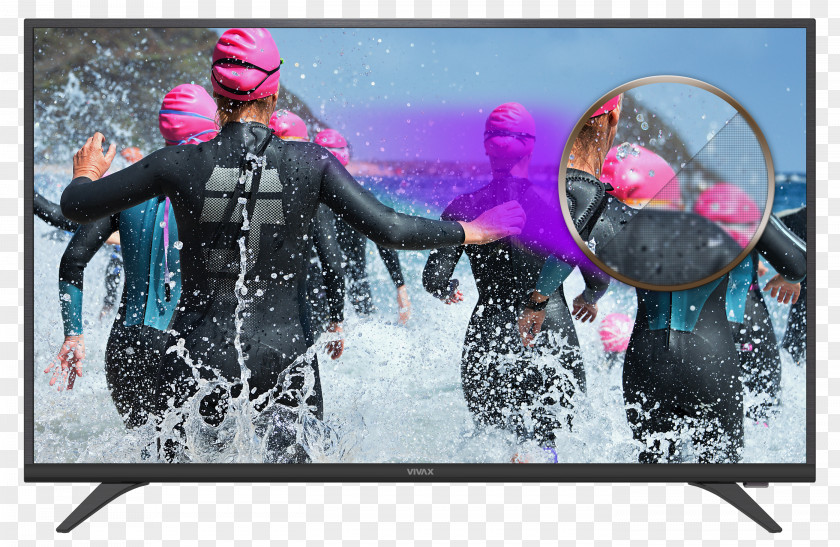 Led Tv Triathlon Ultra-high-definition Television 4K Resolution 55 VIVAX TV-55UD95SM TV PNG