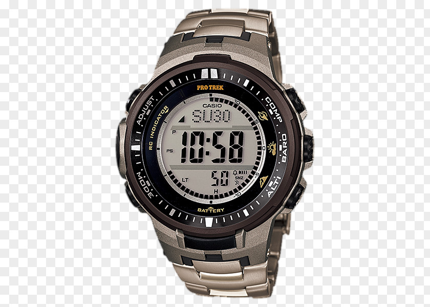 Watch Pro Trek Casio Tough Solar G-Shock PNG