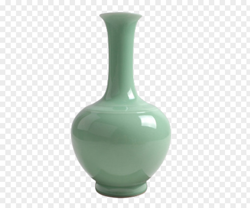 Ceramic Bottle Vase Pottery Porcelain PNG