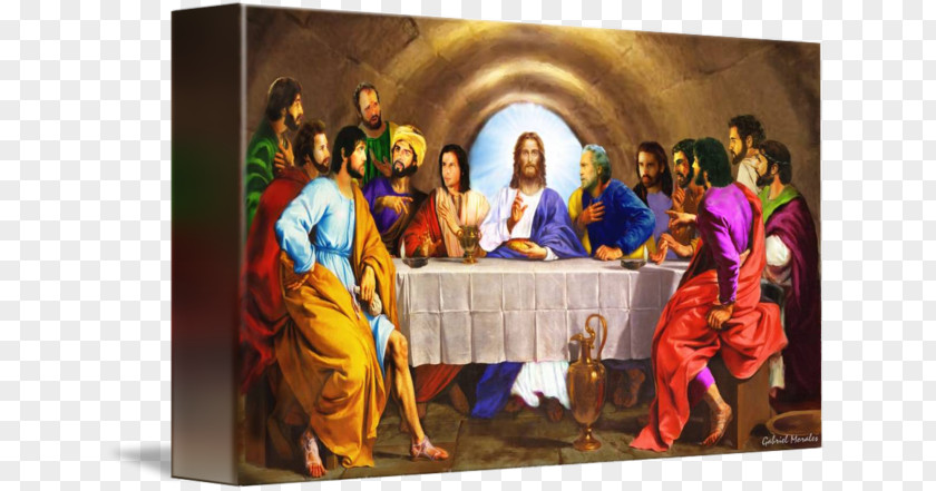 The Last Supper Painting Religion Disciple PNG
